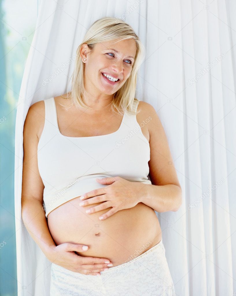 Smiling Pregnant Woman