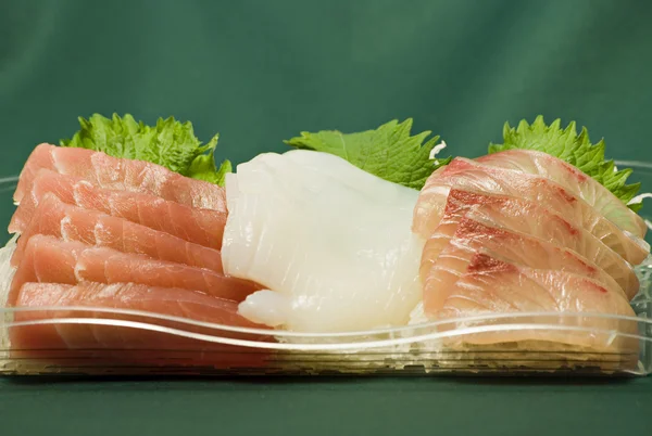 Japanese raw fish slices