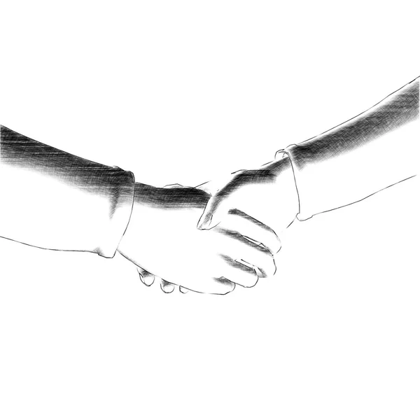 Black And White Handshake. Blackamp;White Handshake