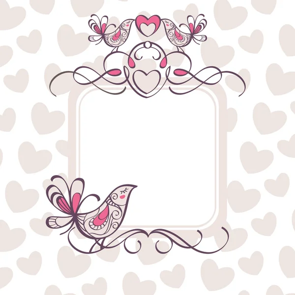 Wedding frame by Alena Ryabchenko Stock Vector Editorial Use Only