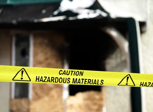 Caution Hazardous Materials Yellow Polic
