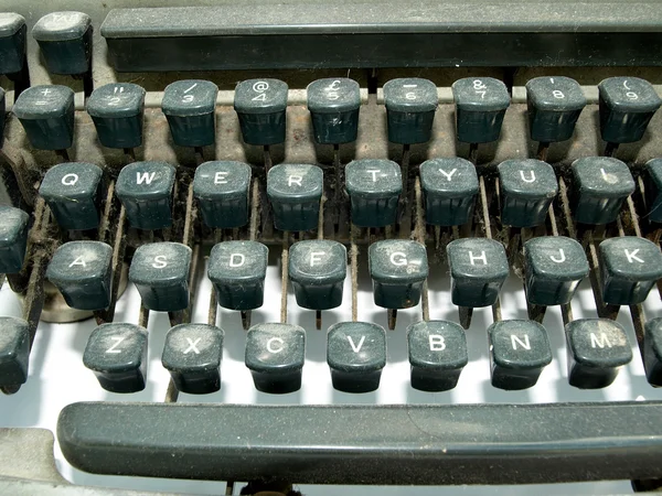 Vintage old type writer detail