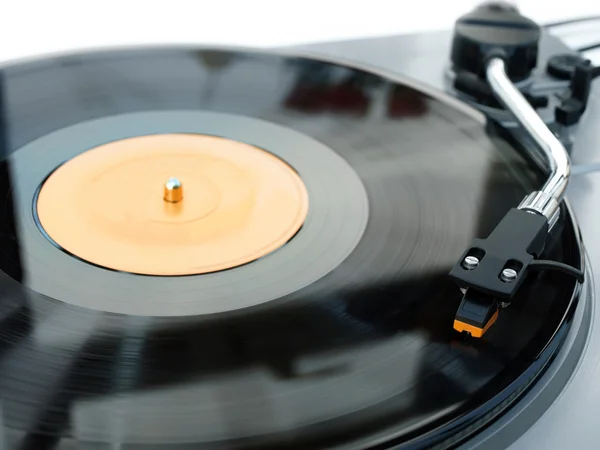 Vinyl record player and stylus image