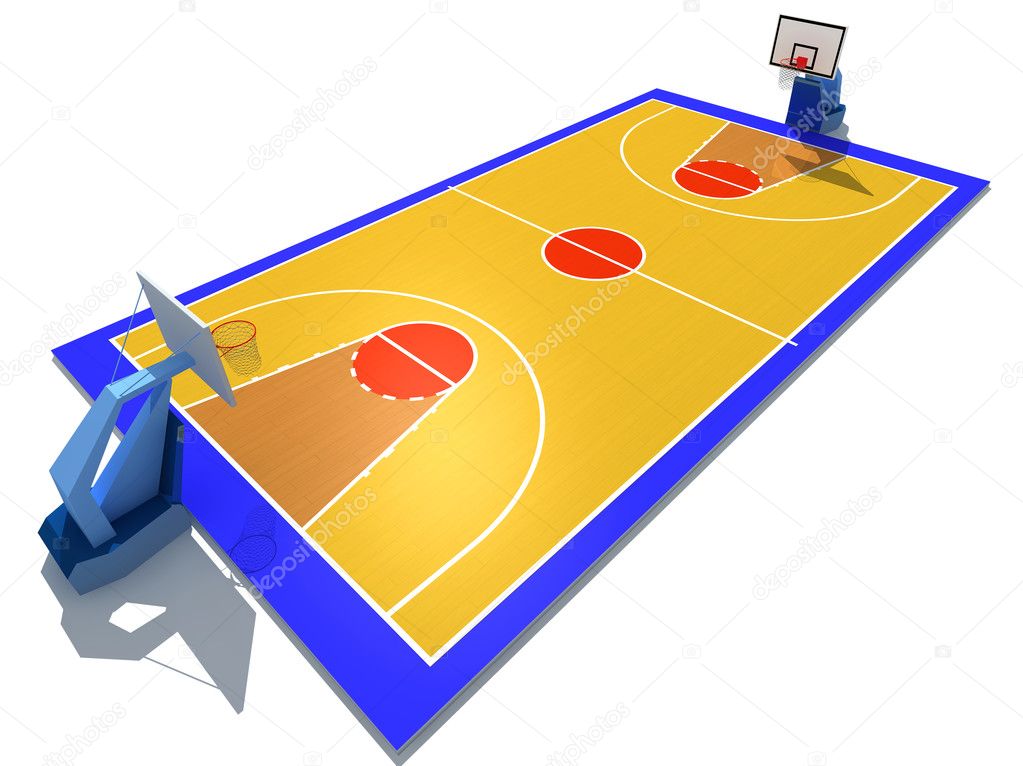 Basketball court — Stock Photo © Yakobchuk #3306449