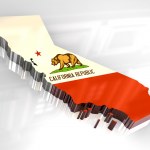 California+flag+map