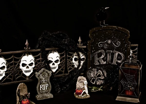 Halloween Graveyard Scene