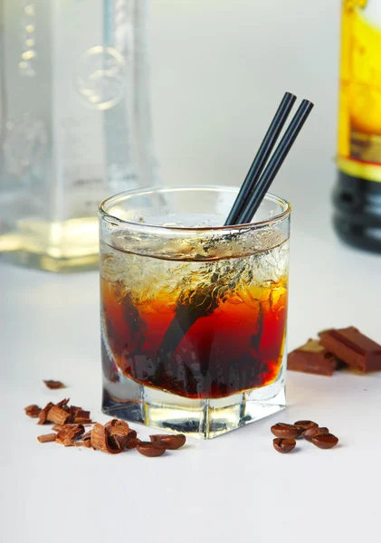 Coffee cocktail with vodka