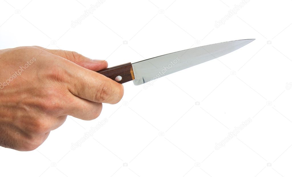 Hand On Knife