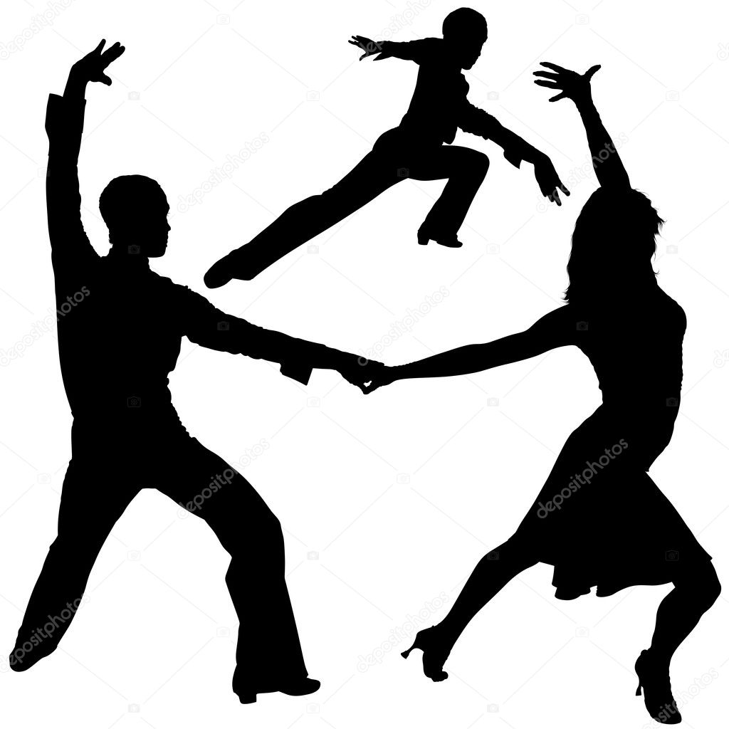 Dancers Silhouette