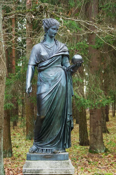 Statue of the muse of poetry