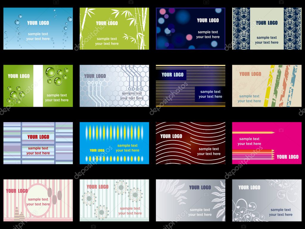 professional business cards design templates free download