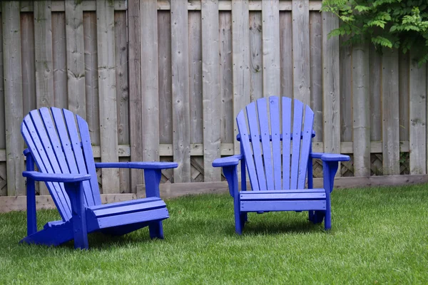 Blue Adirondack Chairs