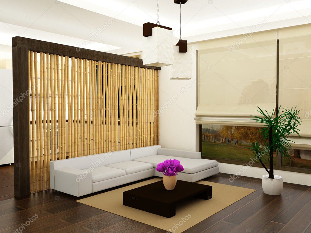 Moderne woonkamer — stockfoto © zuzulicea #2964618