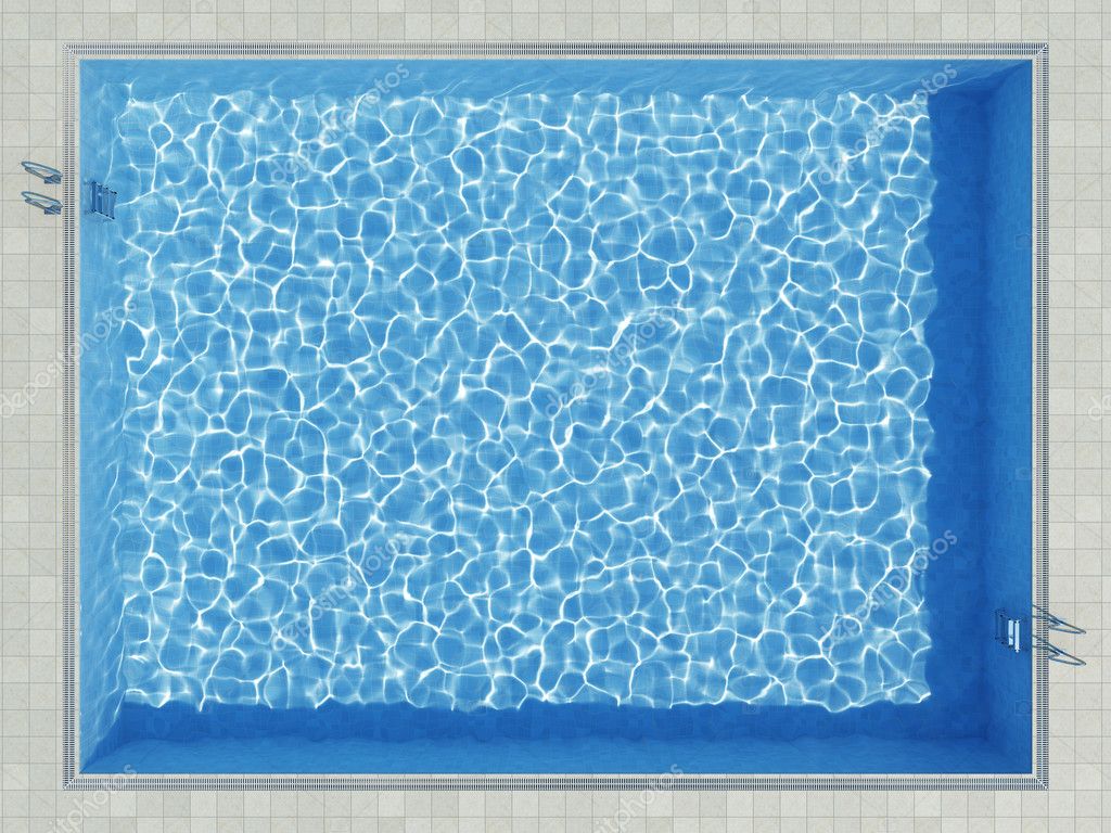 Blue water pool surface top view — Stock Photo © TRAFFIC ...