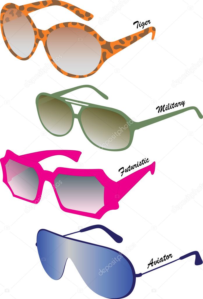 Different Color Sunglasses