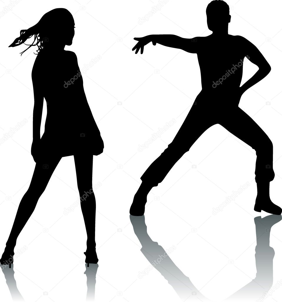 Dance Couple Silhouette