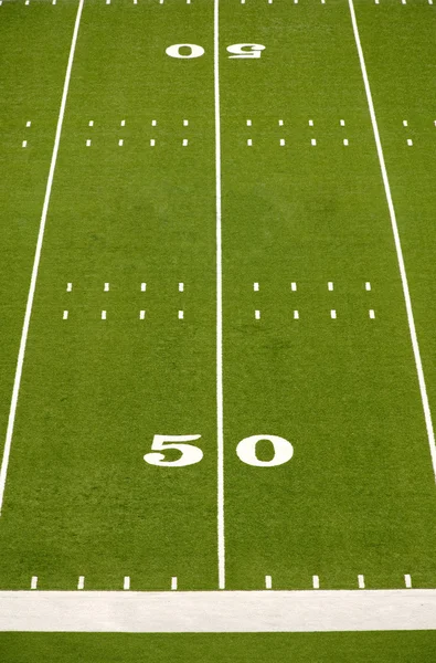 Empty American Football Field