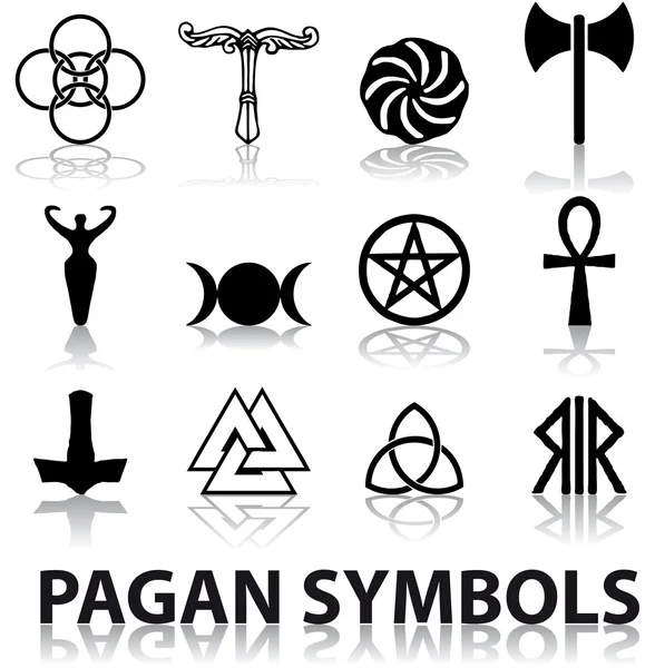 Set of Celtic symbols icons vector Tattoo design set by Alvaro Cabrera 