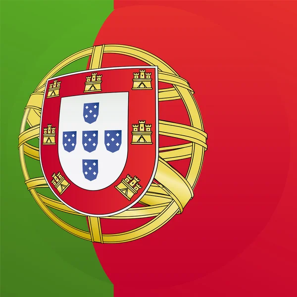 Portugal flag icon, with