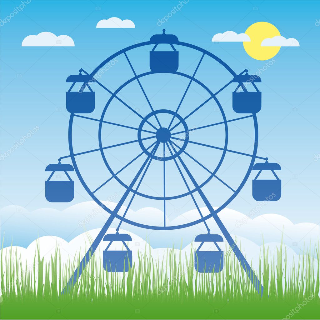 Ferris Wheel Cartoon