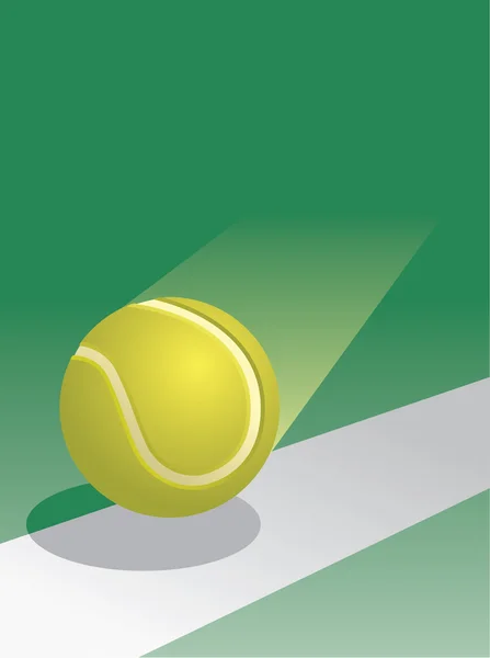Tennis Ball in Flight