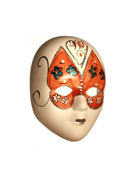 The Venetian mask on a white background