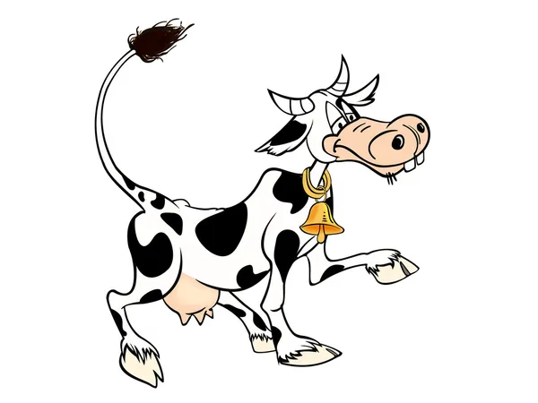 funny cow. Stock Vector: Funny cow