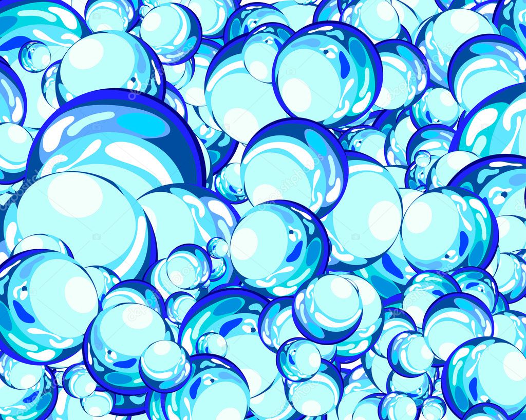 vector bubbles background