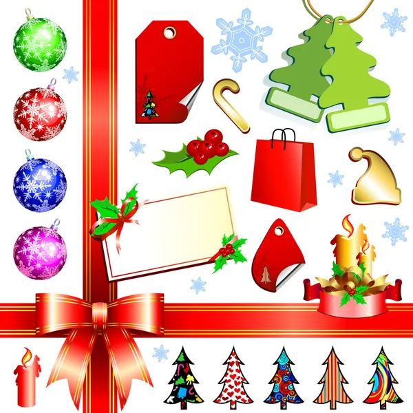 Christmas set by -Aqua- - Stock Vector