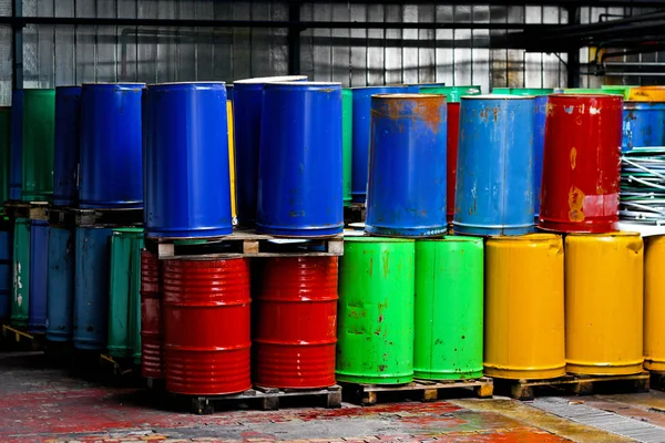 Colorful barrels