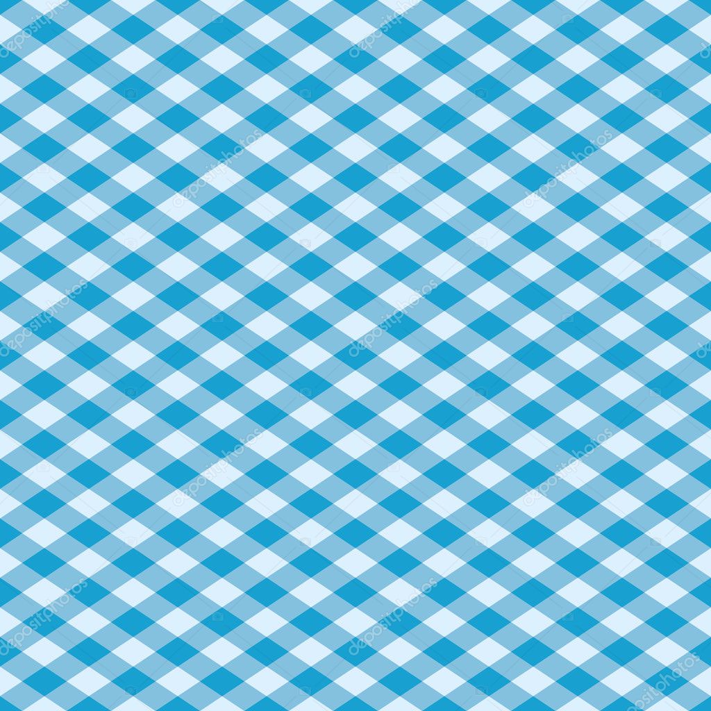 Blue Gingham Pattern