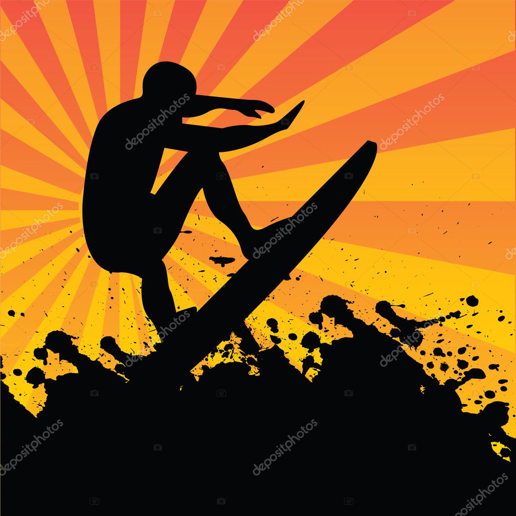 surfer vector