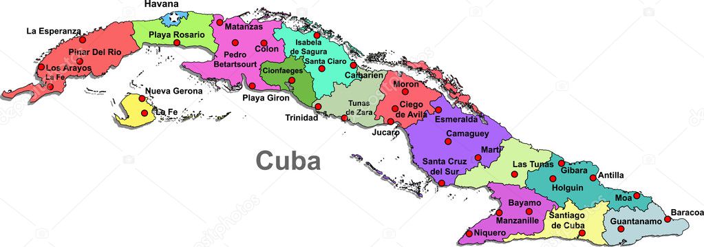 Regions Of Cuba