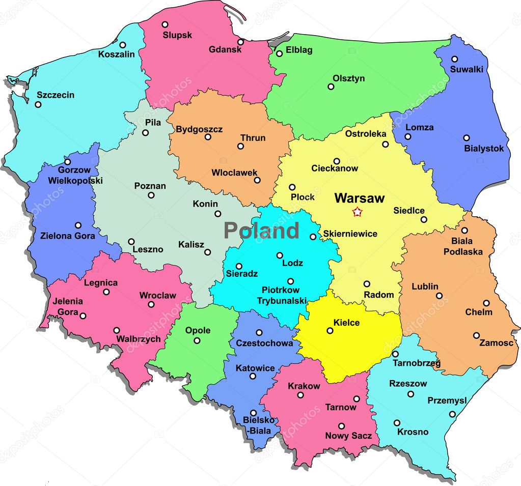 Polen Provinzen Polen Provinzen