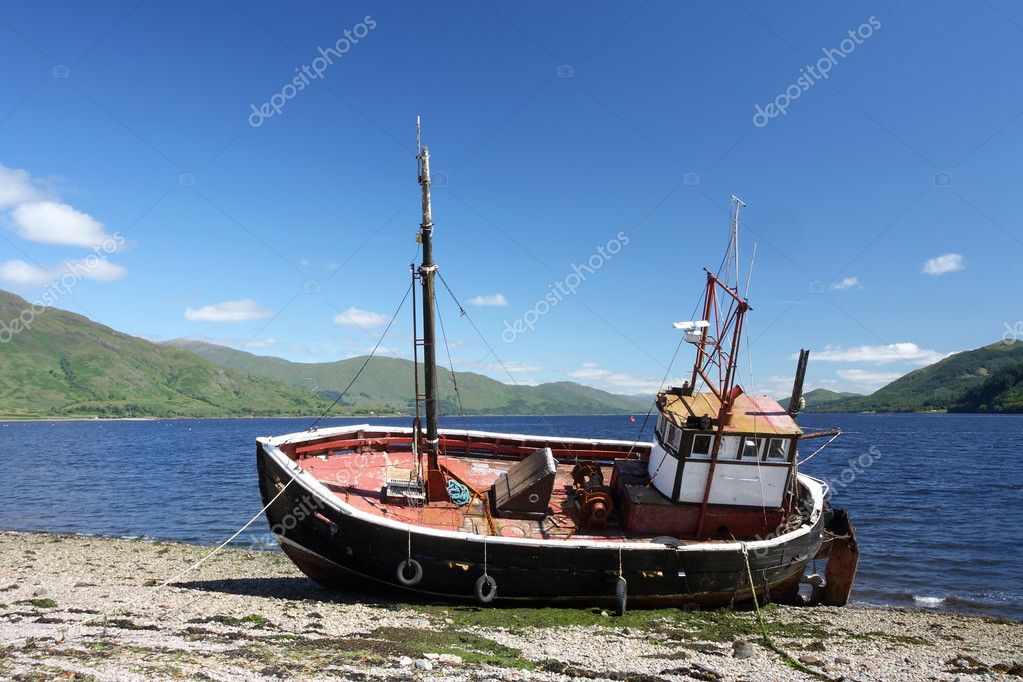 Old Scottish Fishing boat. — Stock Photo © JACameron #3642862