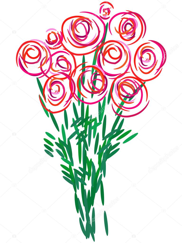 vector bouquet