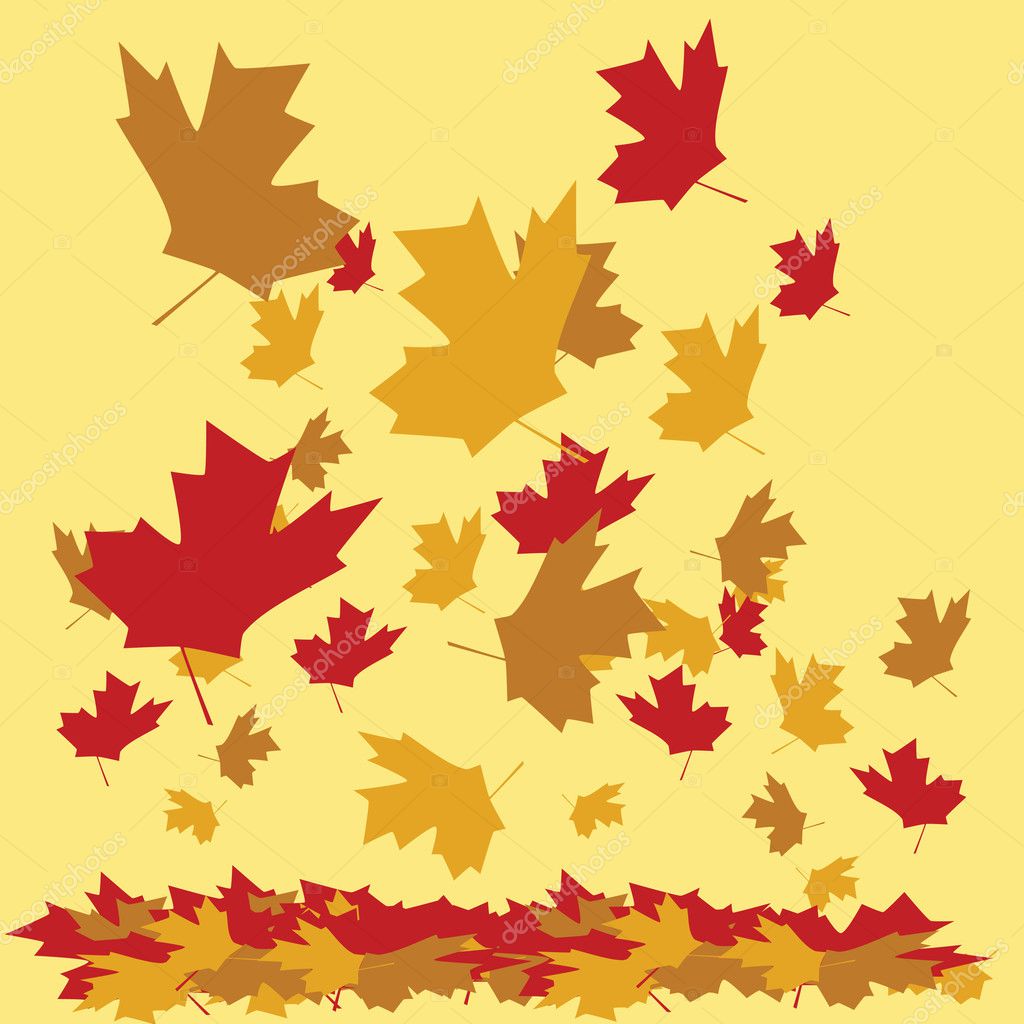 Fall leaves 1 — Stock Vector © bruno1998 #3794954