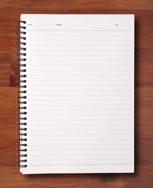 Open Blank Page Note Book