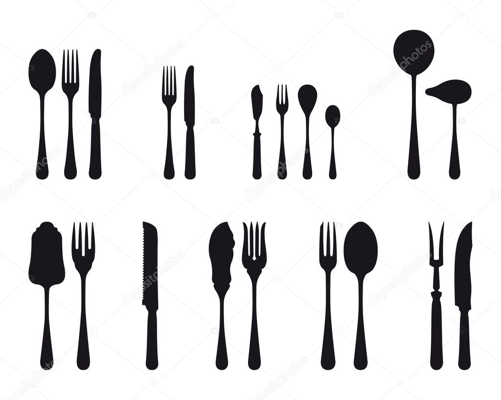 images of silverware