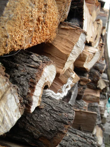 Firewood stacked on each other