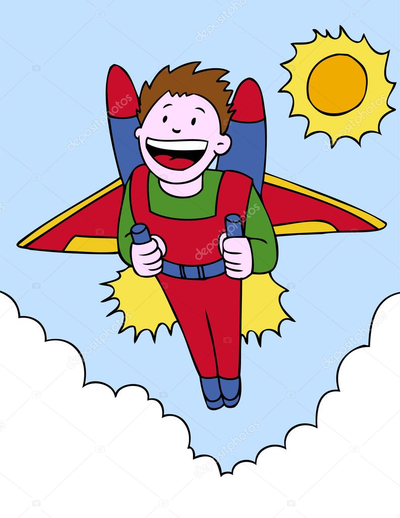 Jetpack Cartoon