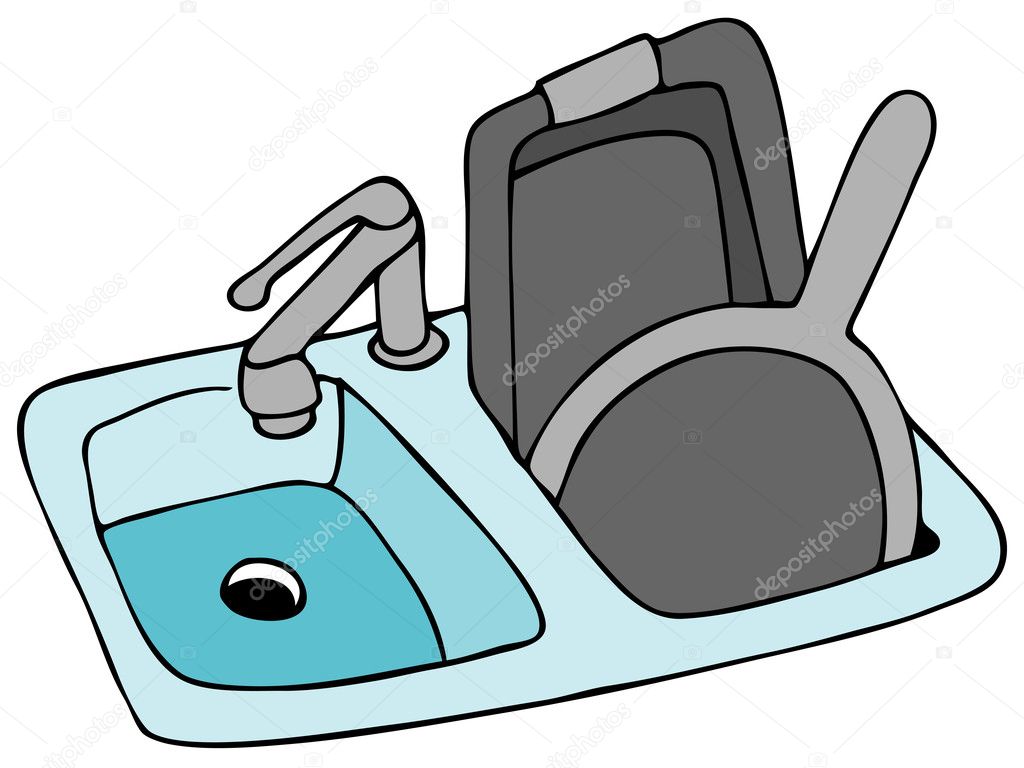 clipart of kitchen sink - photo #8