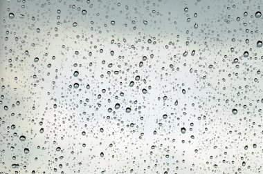 Drops on window clipart