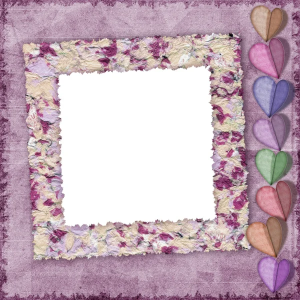 Picture frame for Valentine's Day — Stock Photo, Image