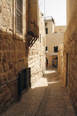 Jewish quarter in Jerusalem , Israel clipart