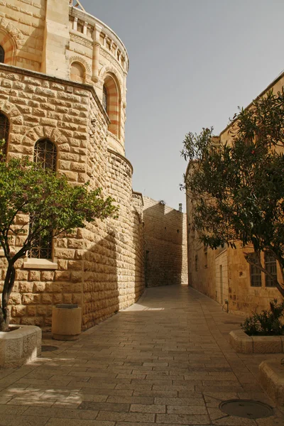 Ulica na górze Syjon, Jerozolima — Zdjęcie stockowe