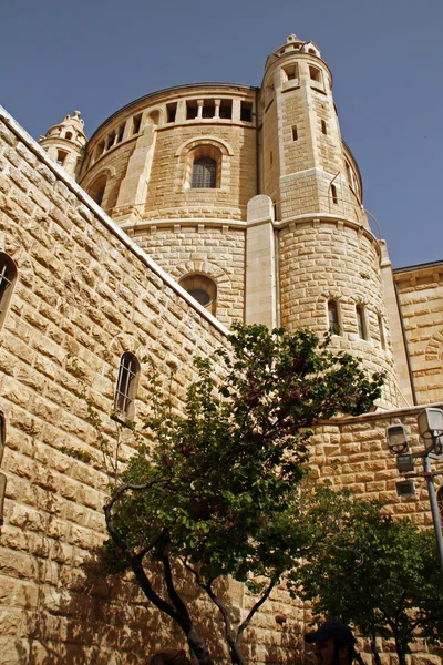 Kostel Nanebevzetí, hora Sión, Jeruzalém — Stock fotografie