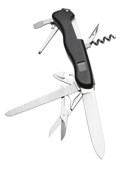 Kapesní nůž, izolované — Stock fotografie