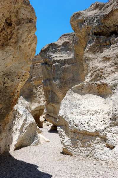 หินสีขาวของ Makhtesh ราโมน — ภาพถ่ายสต็อก