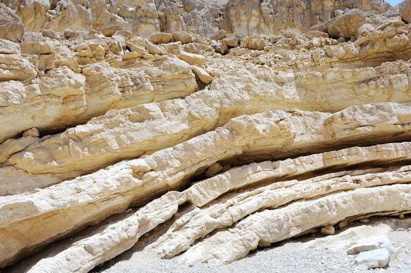 Vita stenar av makhtesh ramon — Stockfoto